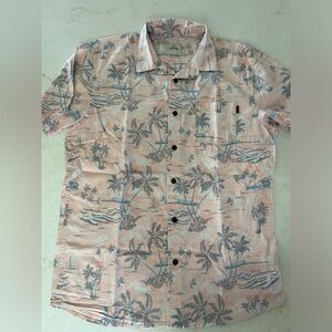 Rip Curl Button Down Hawaiian‎ Print Short Sleeve Shirt Men’s Size S